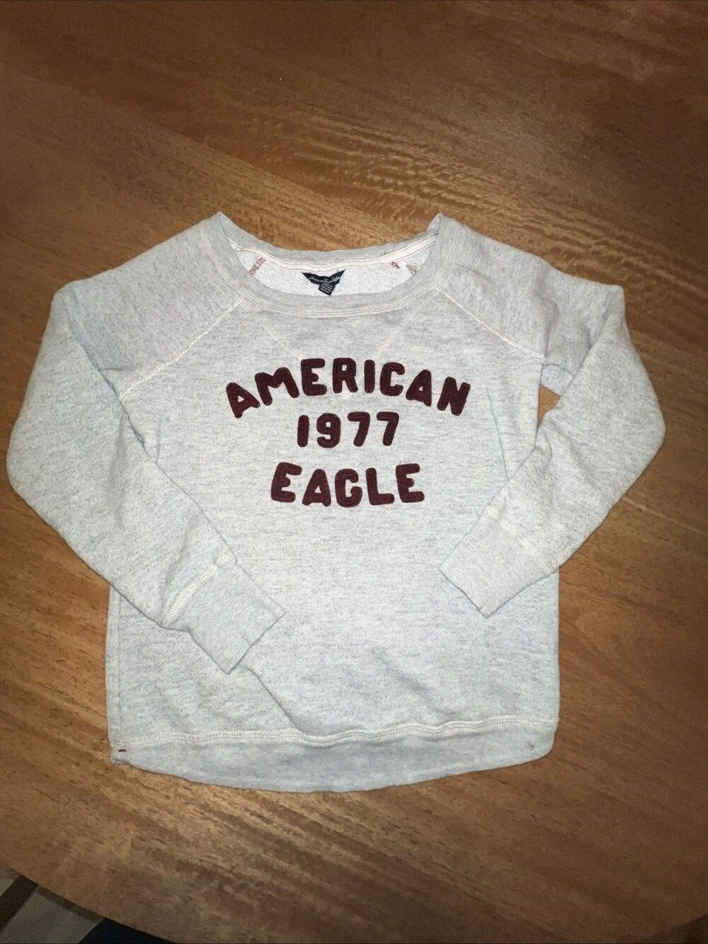 American Eagle Outfitters‎ Gray Crewneck Pullover Sweatshirt Woman's Size XS